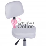 Scaun pentru salon cu spatar model BT 7268 alb